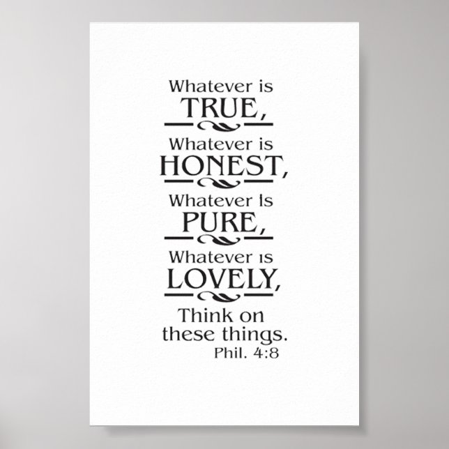 Affiche Pensez à ces choses  (Devant)