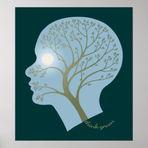 Affiche Pensez le vert III