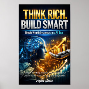 Affiche Pensez riche, construisez intelligent – Mentalité