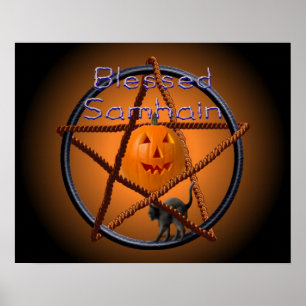 Affiche pentacle samhain