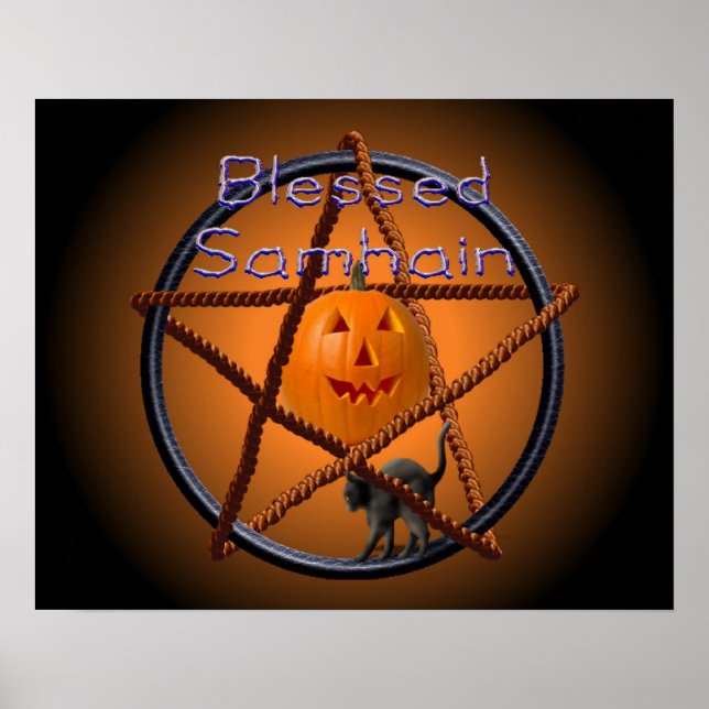 Affiche pentacle samhain (Devant)