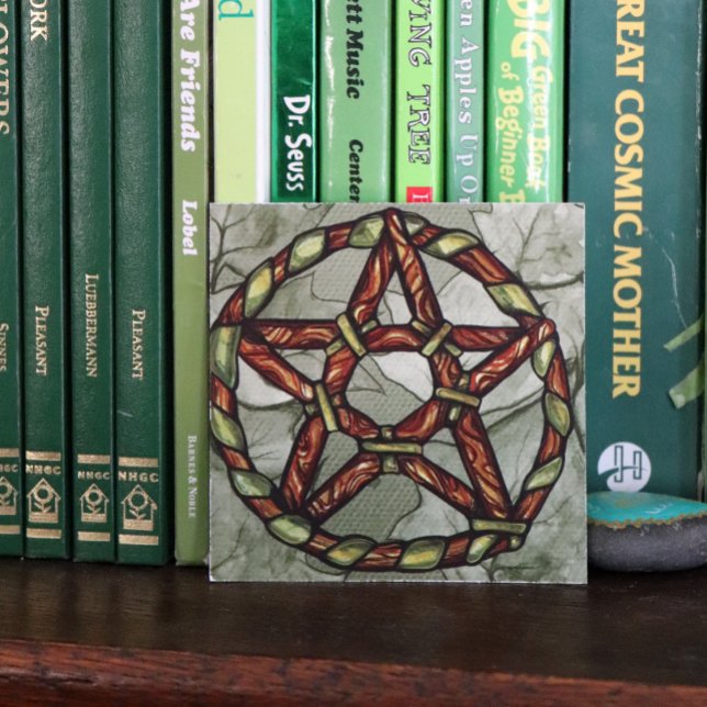 Affiche Pentagramme druide païen Art Nature sorcière (Créateur téléchargé)