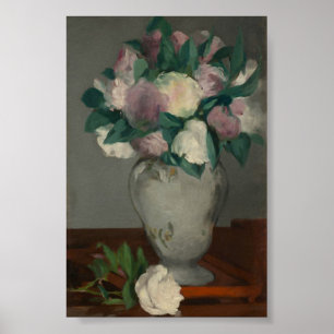 Affiche Peonies, Édouard Manet