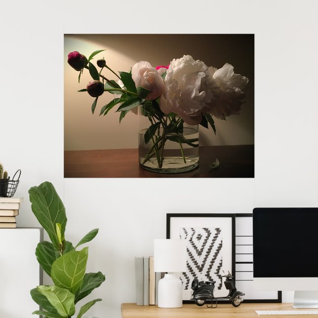 Affiche Peony, (Bureau à domicile)