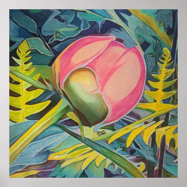 Affiche Peony chinois (Devant)