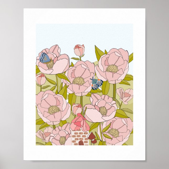 Affiche Peony Fairy House (Devant)