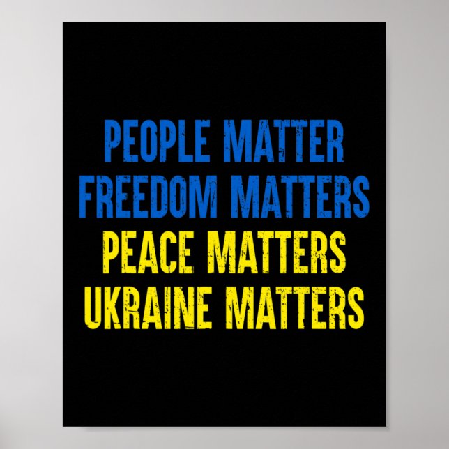 Affiche People Problem Freedom Problems Peace Problems Ukr (Devant)