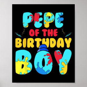 Affiche Pepe Of The Birthday Boy Gaming Party Gamer Kids G