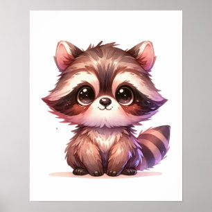 Affiche Pépinière Raccoon