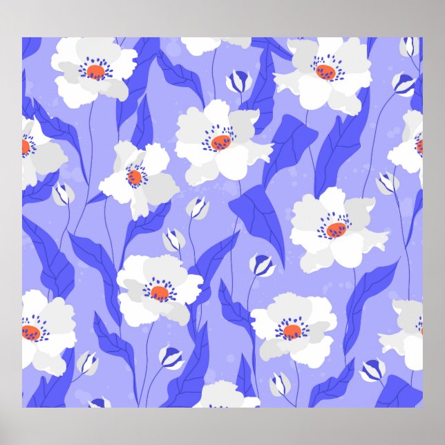 Affiche Pépites blanches : Purple Manipulé À La Main (Devant)