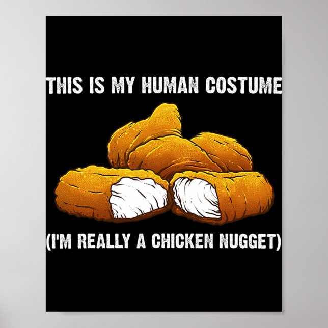 Affiche Pépites De Poulet Cool Pour Hommes Femmes Amour De (Devant)