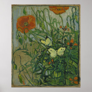 Affiche Pépites et papillons de Vincent Van Gogh