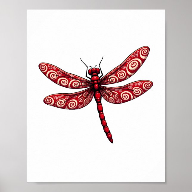 Affiche Peppermint dragonfly (Devant)