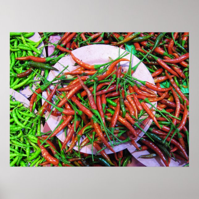 Affiche Peppers à l'oeil d'oiseaux (Devant)