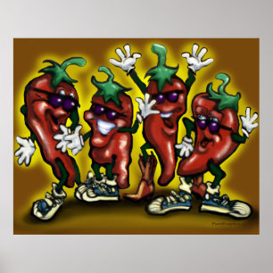 Affiche Peppers chili