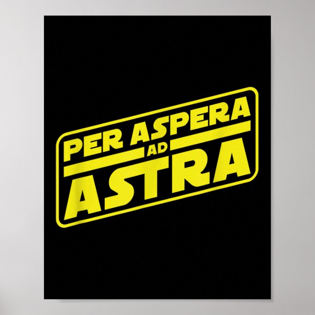 Affiche Per Aspera Ad Astra À La Philosophie Des Étoiles (Devant)