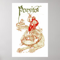 PERCEVAL COMBAT LE DRAGON,QUÊTE SAINT GRAAL Fantas