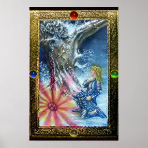AFFICHE PERCEVAL ET VISION DU SAINT GRAAL