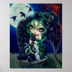 Affiche Perched and Sat and Nothing More ART PRINT fairy