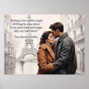 Affiche Percy Bysshe Shelley poem~poster