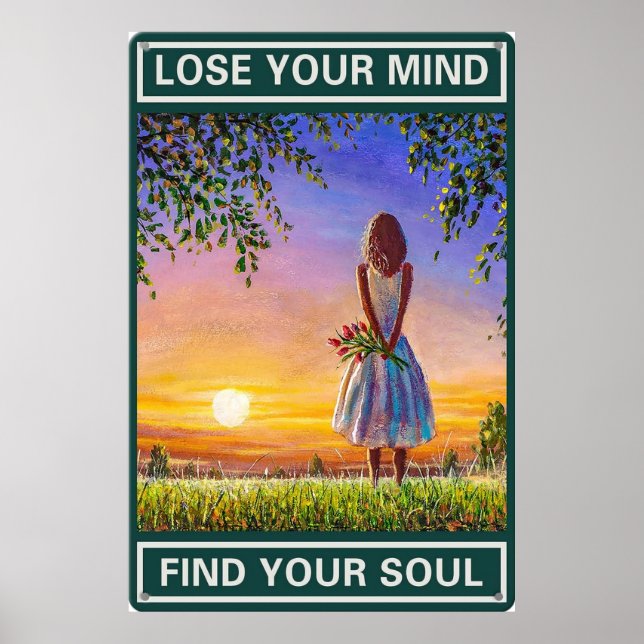 Affiche Perdez Votre Esprit Trouvez Votre Âme (Devant)