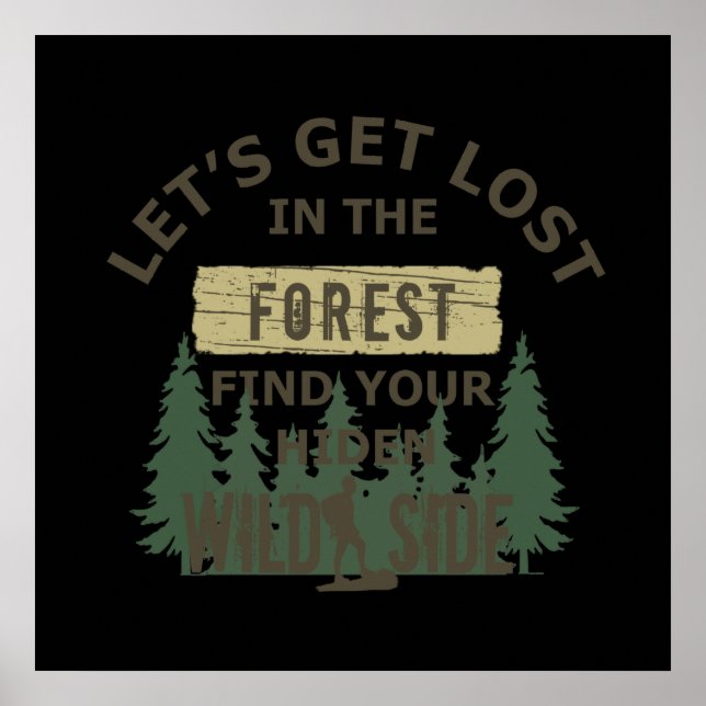 Affiche Perdons-nous dans la forêt (Devant)