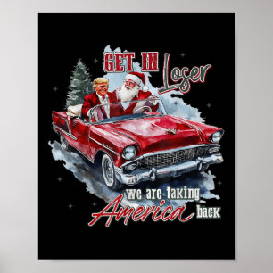 Affiche Perdre Nous Reprenons L'Amérique Trump Sant