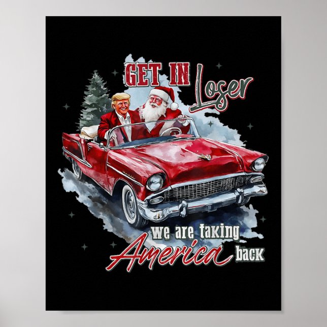 Affiche Perdre Nous Reprenons L'Amérique Trump Sant (Devant)