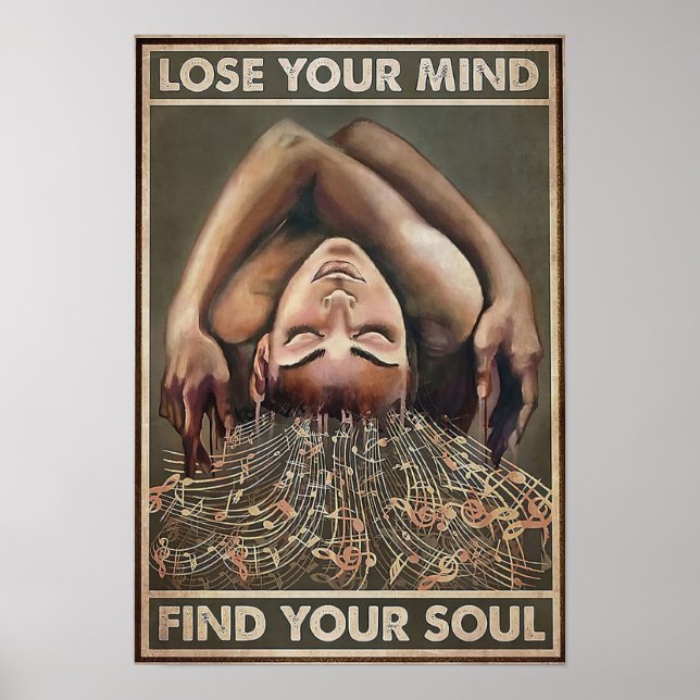 Affiche Perdre votre esprit Trouver votre âme (Devant)
