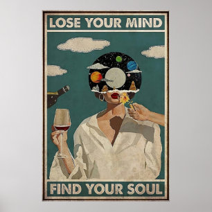 Affiche Perdre votre esprit Trouver votre âme