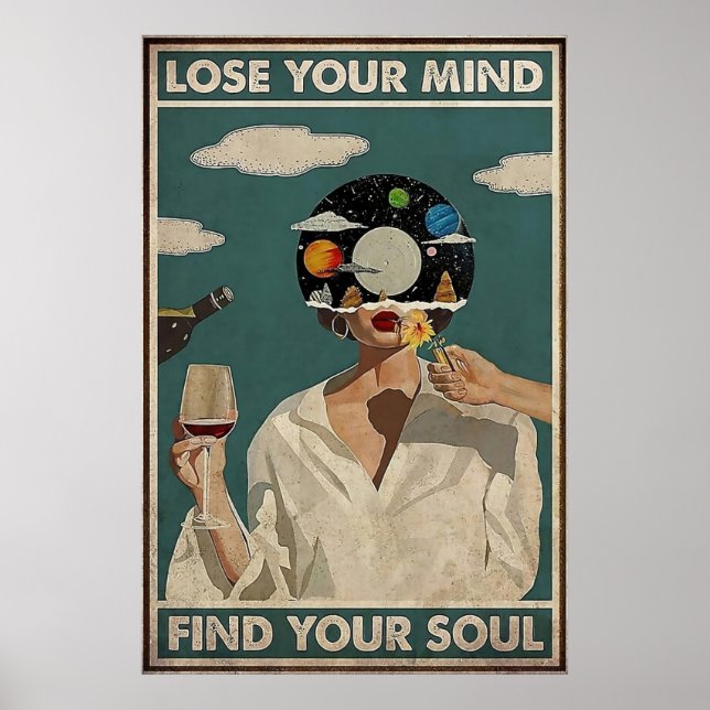 Affiche Perdre votre esprit Trouver votre âme (Devant)