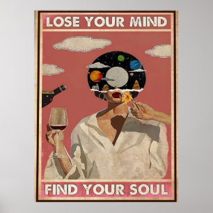 Affiche Perdre votre esprit Trouver votre âme