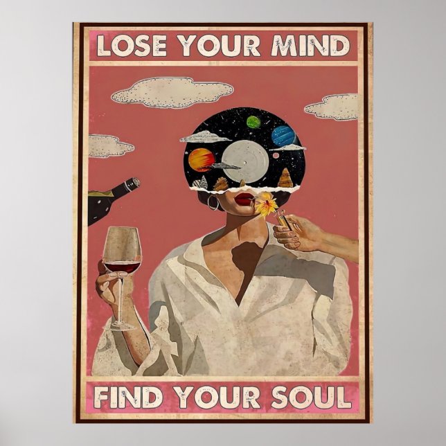 Affiche Perdre votre esprit Trouver votre âme (Devant)