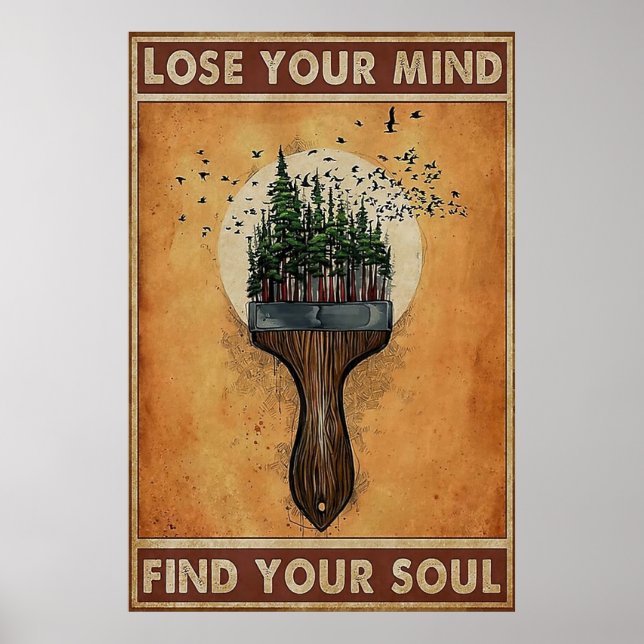 Affiche Perdre votre esprit Trouver votre âme (Devant)