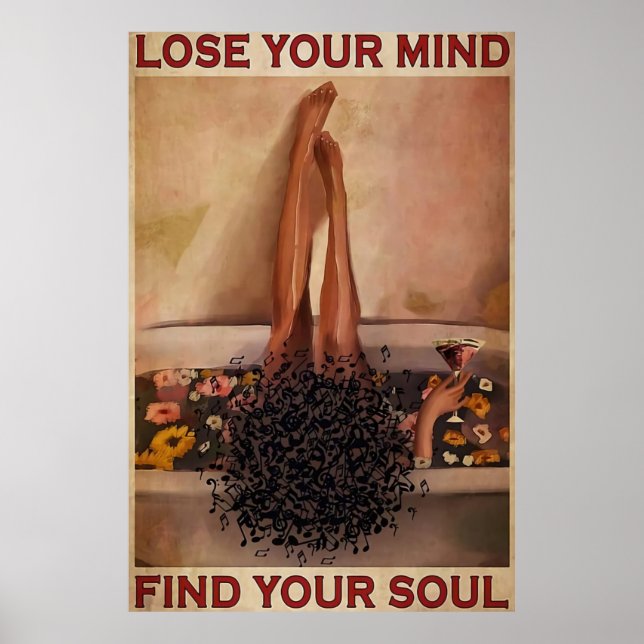 Affiche Perdre votre esprit Trouver votre âme (Devant)
