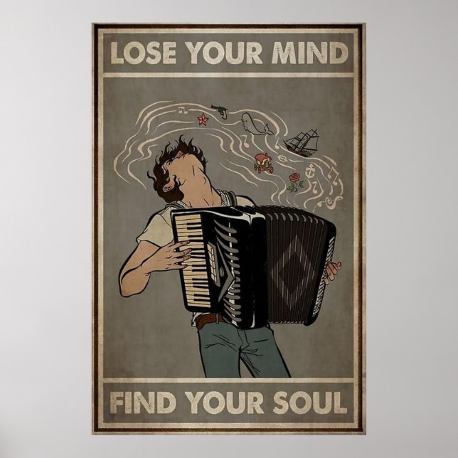 Affiche Perdre votre esprit Trouver votre âme (Devant)