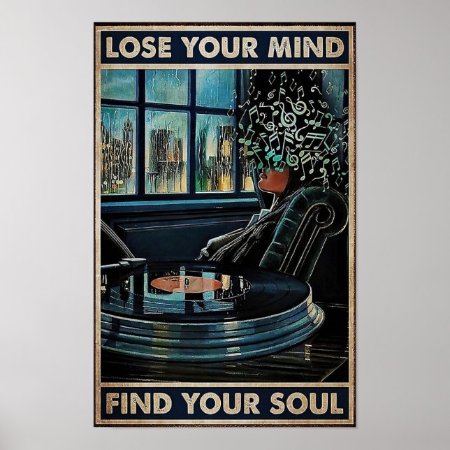 Affiche Perdre votre esprit Trouver votre âme (Devant)