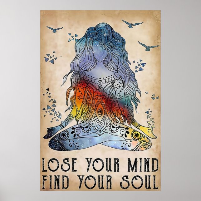 Affiche Perdre votre esprit Trouver votre âme (Devant)