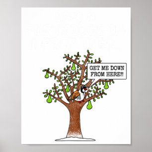 Affiche Perdrix dans un poirier, chant de Noël 