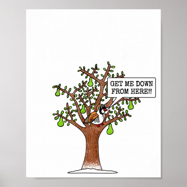 Affiche Perdrix dans un poirier, chant de Noël  (Devant)