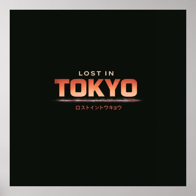 Affiche Perdu à Tokio (Devant)