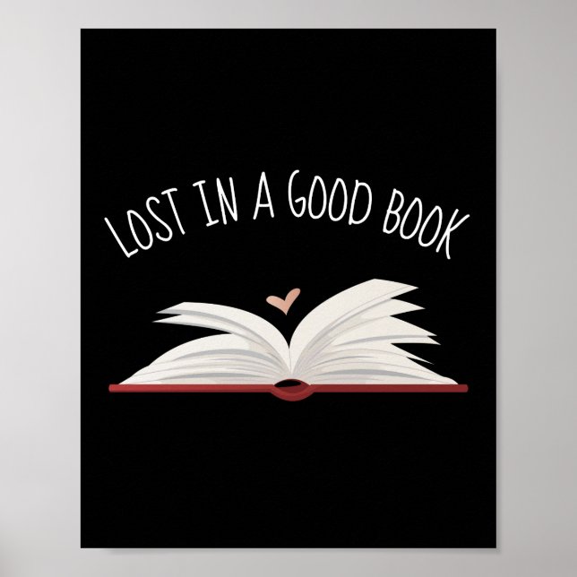 Affiche Perdu dans un bon livre (Devant)