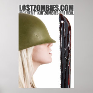 Affiche perdue des zombis MFZAR par Jesse Bodas