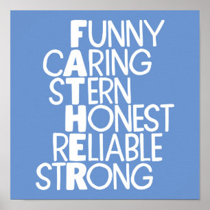 Affiche Père Attributs Mot-de-passe Art