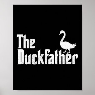 Affiche Père Canard Amoureux Canard Coin Coin Papa Fête de
