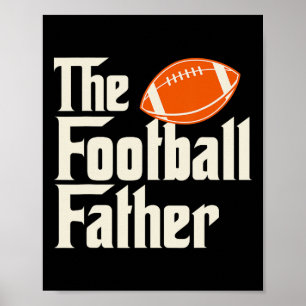 Affiche Père de football - Fête des pères dimanche Ball Ga