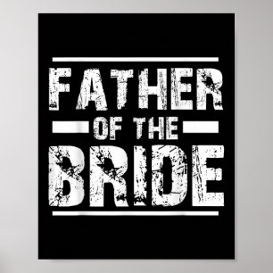 Affiche Père De La Fête De Mariée Mariage
