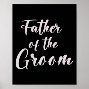 Affiche Père De La Groom Tee Équipe Mariage De La Groom Pa