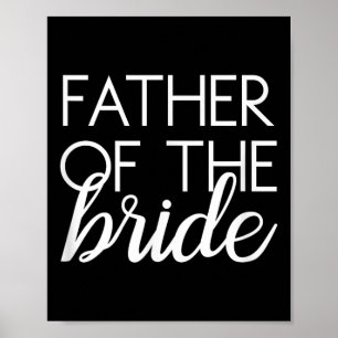 Affiche Père De La Mariée Matching Famille Mariage