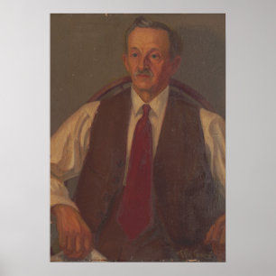 Affiche Père de l'artiste - Kulhanek Portrait (1942)